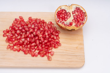 Pomegranate and pomegranate seeds