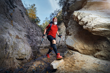 Hiking in the canyon