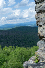Views of the Adirondack from the top of a mountain