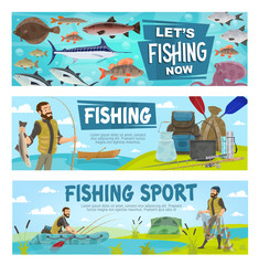 Fishing sport and fishery leisure activity