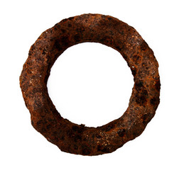 Rostiger Ring im Detail