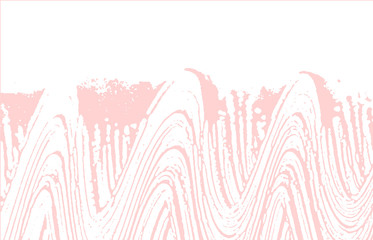 Grunge texture. Distress pink rough trace. Fancy b