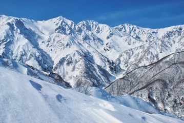 Hakuba valley in winter