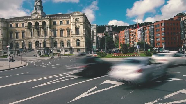 Bilbao 4K timelapse recording of  guggenheim, City, Isozaki, Skyscraper. I also record if you tell what you want.