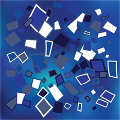 Blue Grid Mosaic Background Creative vector template design