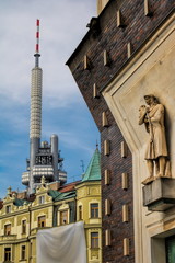 Prag, Fernsehturm und Herz-Jesu-Kirche