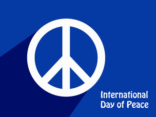 illustration of elements of World Peace Day Background