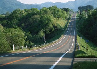 Carretera camino asfalto