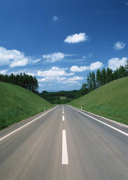 Carretera camino asfalto