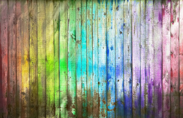 Сolorful wooden background