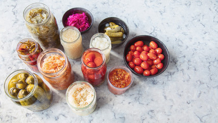 Fermented preserved vegetables