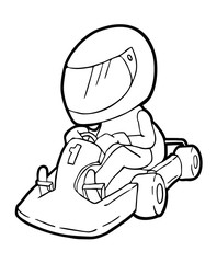 Kart to coloring