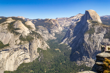 Half Dome from Glacier Point at Yosemite
