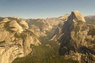 Obraz premium Half Dome from Glacier Point at Yosemite