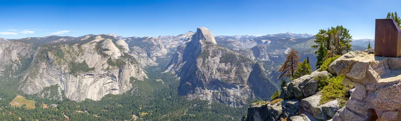 Keuken spatwand met foto Half Dome from Glacier Point at Yosemite © rmbarricarte