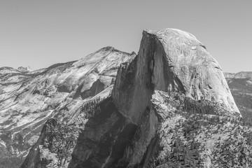 Half Dome from Glacier Point at Yosemite