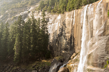 Vernal falls at Yosemite National Park in California
