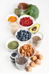 Various superfoods