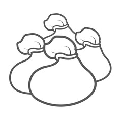 Closed bag illustration