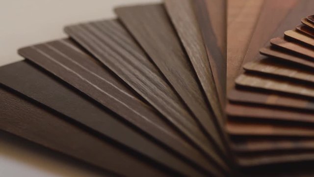 Color samples palette for furniture.