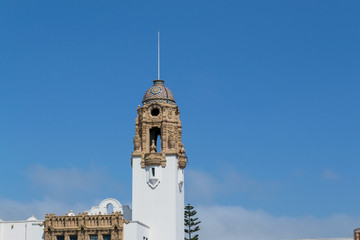 High school tower at Mission Dolores Park