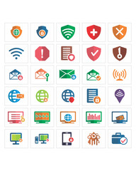 computer shield icon set image vector icon logo symbol set