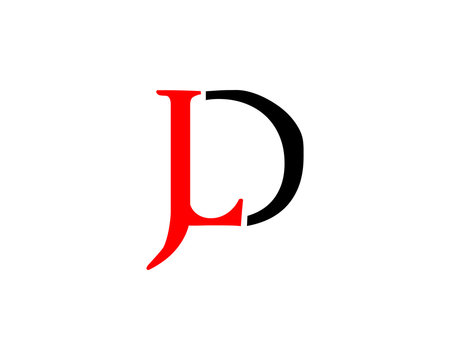 JLD Letter Logo Design Template Vector