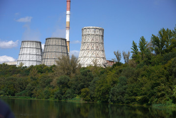 Fototapeta na wymiar Thermal power plant