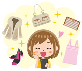 スマホでショッピング