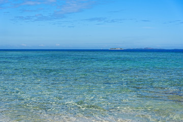 Fototapeta premium Crystal clear water in the Pacific Islands