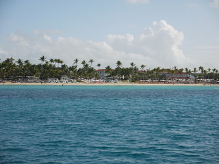 view of tropical island