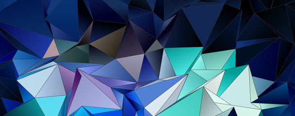 Obraz premium Triangular 3d, modern background