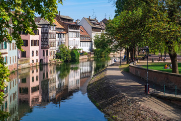 Fototapeta na wymiar Petit France in Straßburg