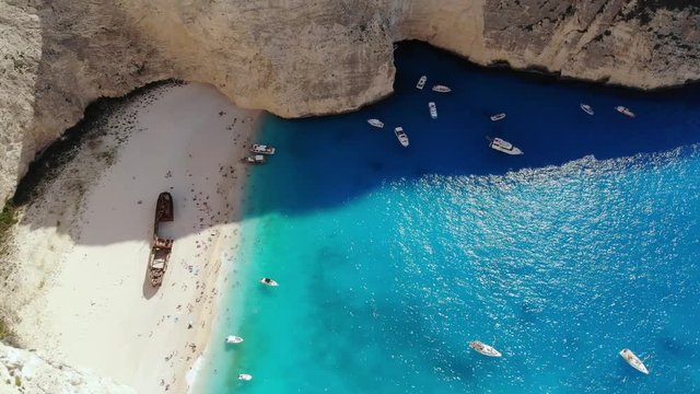 Shipwreck Beach also known as Navagio Beach.