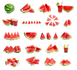 Watermelon isolated on white background