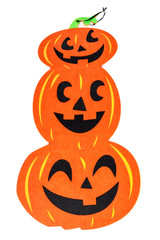 Stylish Halloween decorations. Decorative Pumpkins.