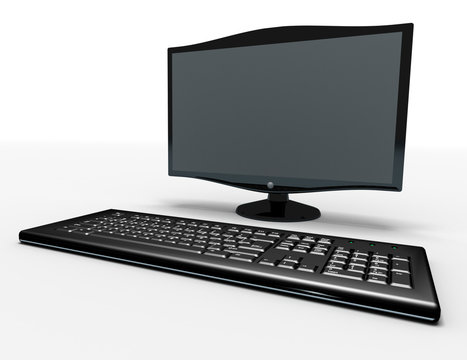keyboard and monitor