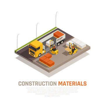 Construction Supplies Delivery Background