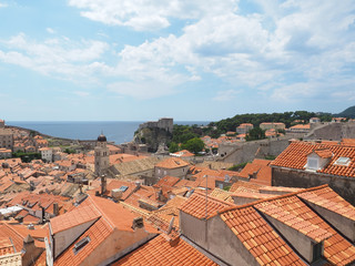 Fototapeta na wymiar View of Dubrovnik Old Town, Croatia