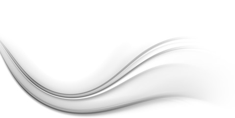 Obraz premium Białe tło dla projektu z falą fraktali