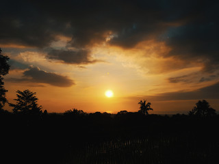 Sunset in Bali