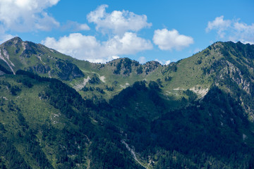 Naklejka na ściany i meble Mountains in the Bonaigua in the Valley of Aran, Pyrenees