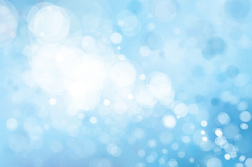 Vector blue lights  background. Winter Christmas background.