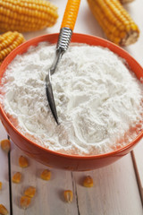 Starch and corn cob