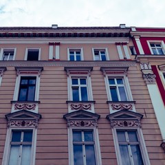 Obraz premium Facade of an Old Building