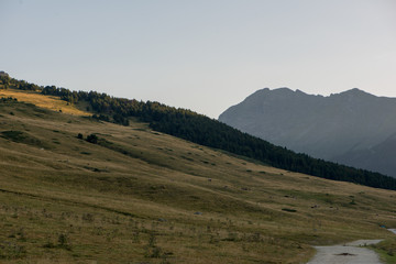 Mountains in Baqueira in Summer, Valle de Aran
