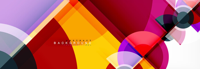 Circle abstract background