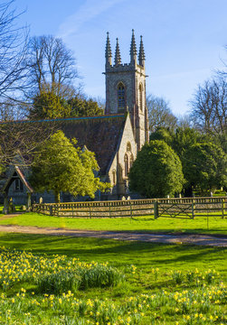 Springtime St Nicholas Church ,Chawton