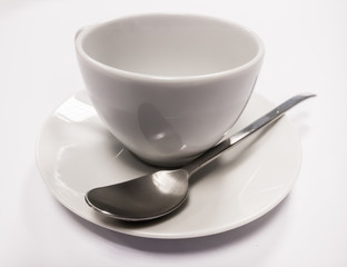 Kaffeetasse mit Löffel