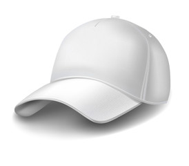 Baseball cap isolated on white background.